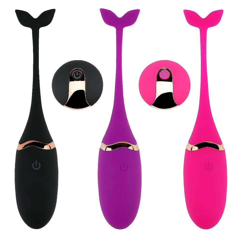 Adult Sex Toys USB Charging Wireless Remote Control Fishtail Jumping Egg Sexy Lingerie Accessories