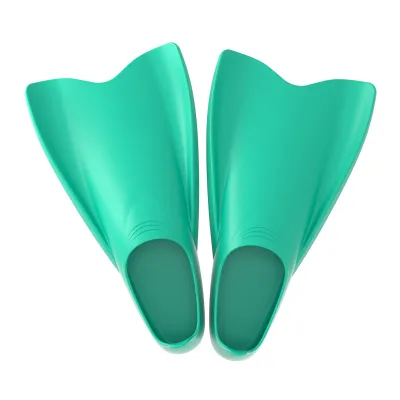 Women Swimming Training Silicone Flippers Pins