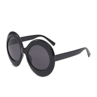 Women Fashion Oval Big Frame Sunglasses