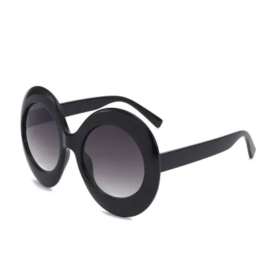Women Fashion Oval Big Frame Sunglasses