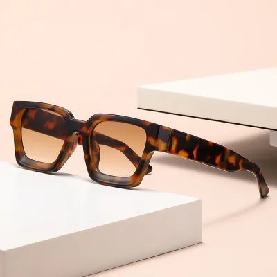 Fashion Classic Thick Box UV-Resistant Full Frame Square Sunglasses