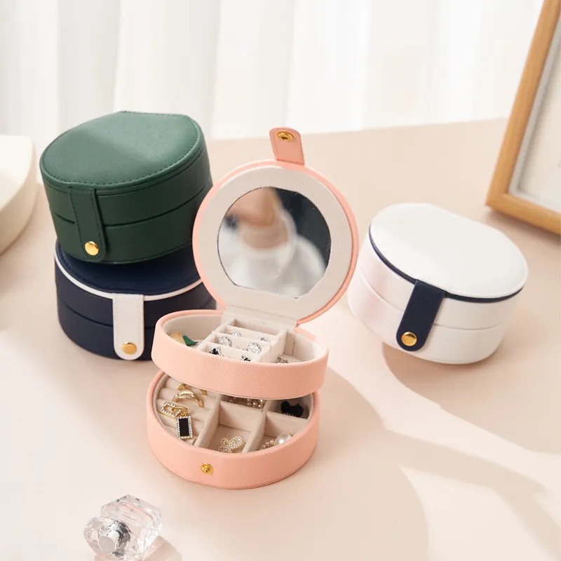Fashion Creative Multi-Layer Travel Portable Jewelry Storage Box