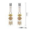 F Gold U Clip-Pink Light Lamp