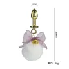 Purple Bow Hair Ball Anal Plug-Diameter 2.2Cm
