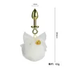 White Bow Hair Ball Anal Plug-Diameter 2.2Cm