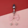 Pink Butterfly 2.8 Diameter Anal Plug