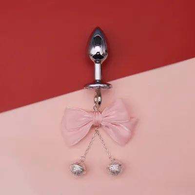 Adult Sex Toy Bow Bell Anal Plug