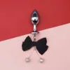 Black Butterfly 2.8 Diameter Anal Plug