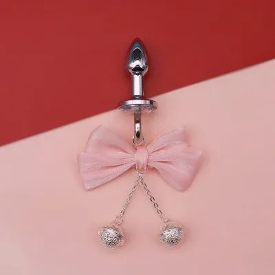Adult Sex Toy Bow Bell Anal Plug