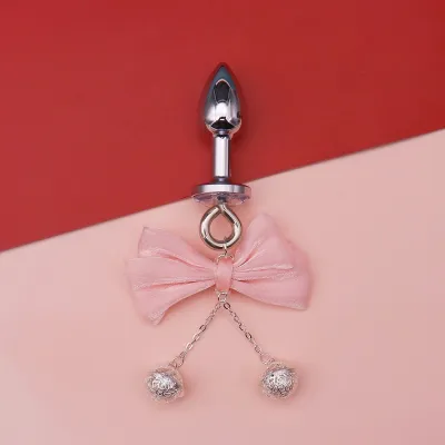 Adult Sex Toy Bow Bell Anal Plug