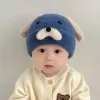 Fox Fur Puppy Hat [Blue]