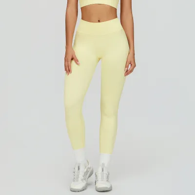 Women Sexy Solid Color Seamless Quick-Drying Tight Yoga Pants Leggings