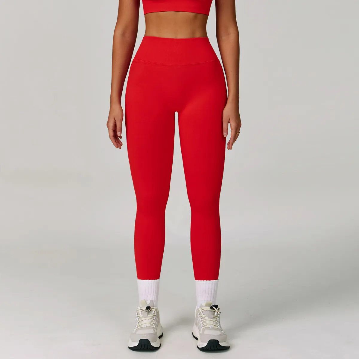 Women Sexy Solid Color Seamless Quick-Drying Tight Yoga Pants Leggings
