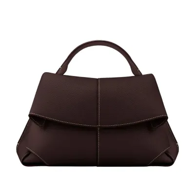 Women Fashion Casual Solid Color Soft Leather Handbag