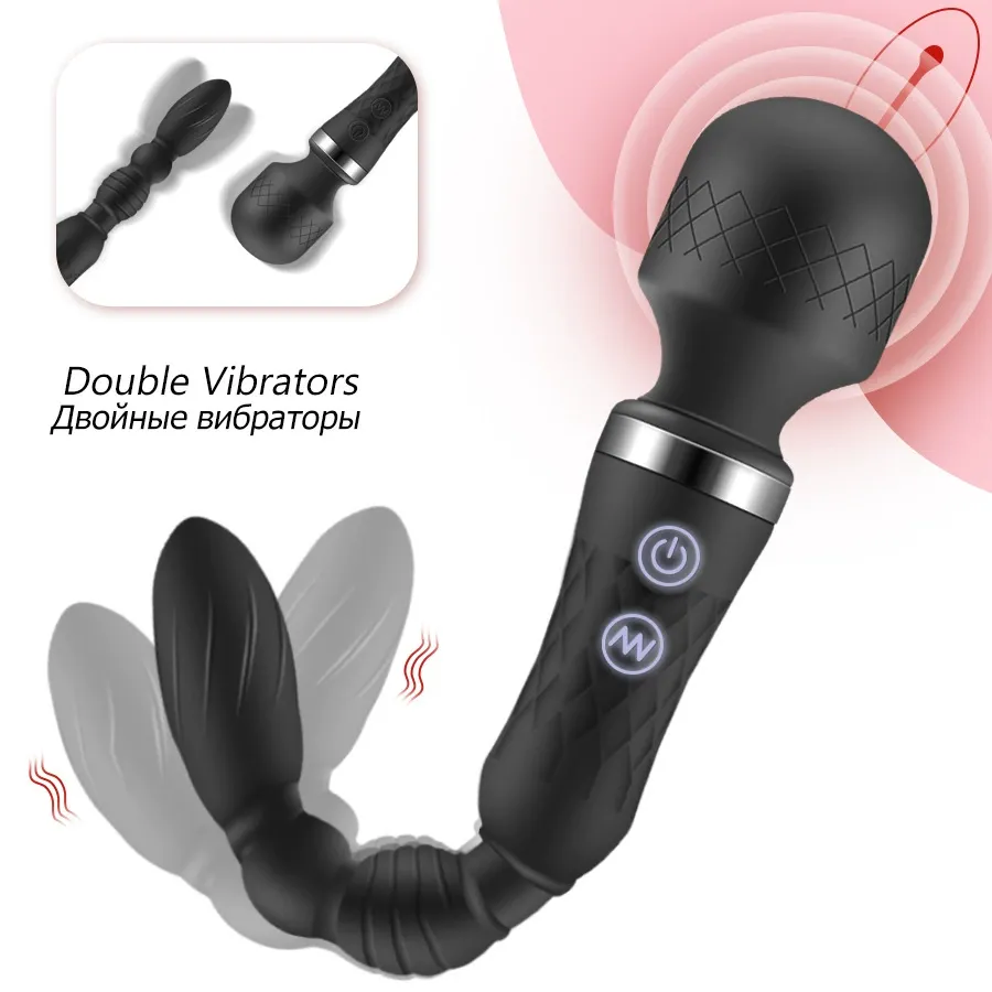 Women Adult Sex Toy G-Dot Double-Headed Vibrator