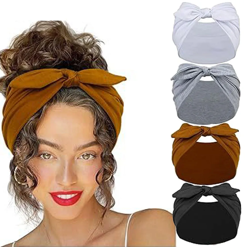 Women's Fashion Simple Solid Geometric Hair Band Bohemia Style