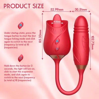 Women Adult Sex Toy Electric Sucking Retractable Stick
