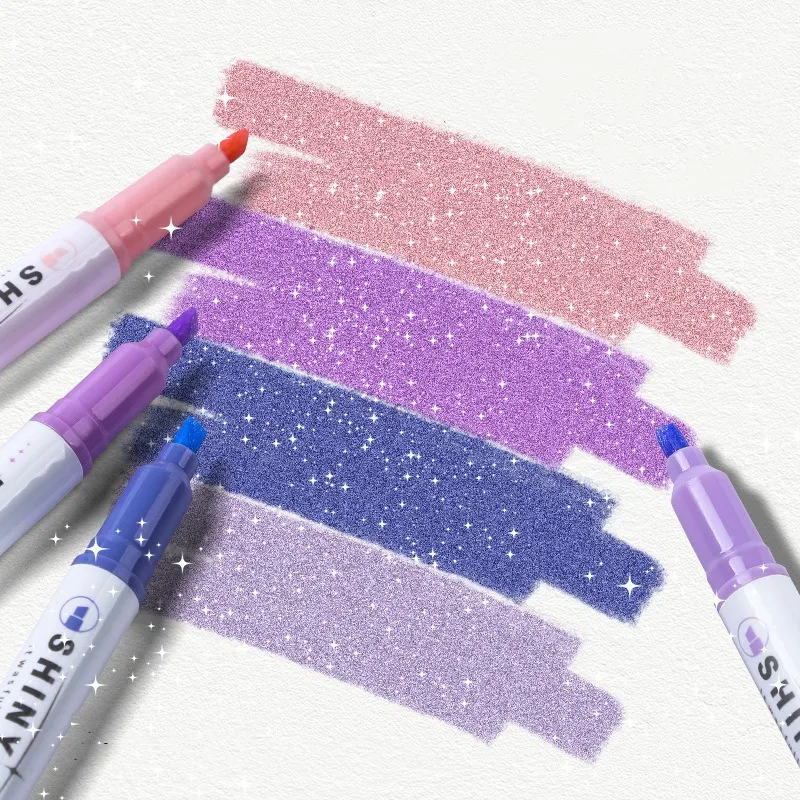 Glitter Highlighter Student Mark Pen for Kids