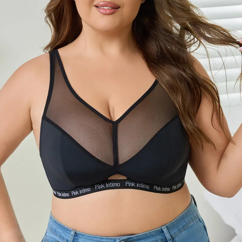 Women Plus Size Anti-Sagging Push-Up Adjustable Bras Lingerie