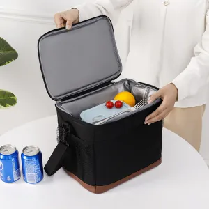 Outdoor Picnic Camping Portable Large Capacity Insulated Lunch Bag Thickened Oxford Cloth