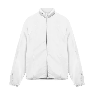 Men's Fashion Casual Spring Autumn Long Sleeve Thin Zipper Jacket Cardigan Solid Color Lightweight Polyester
