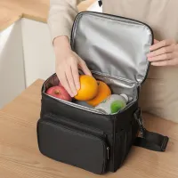 Large Capacity Oxford Cloth Thickened Waterproof Ice Bag Large Lunch Lunch Bag