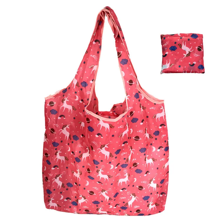 Fashion Printed Eco-Friendly Shopping Foldable Bag