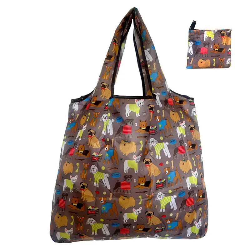 Eco-Friendly Printed Shopping Foldable Bag in Fashion Style