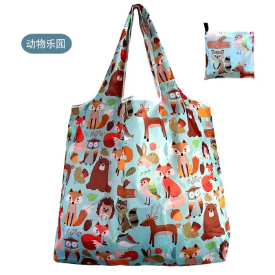 Fashion Printed Eco-Friendly Shopping Foldable Bag