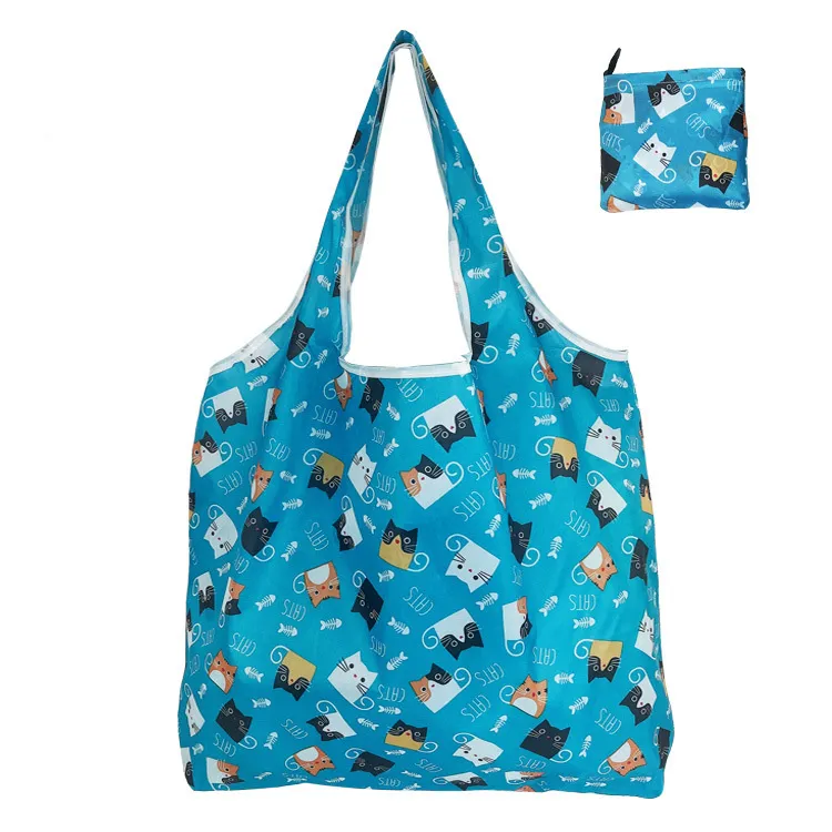 Fashion Printed Eco-Friendly Shopping Foldable Bag