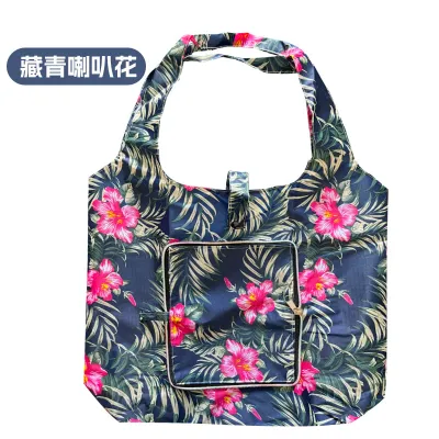 Fashion Printed Eco-Friendly Waterproof Shopping Foldable Bag Portable Leisure Cartoon Oxford