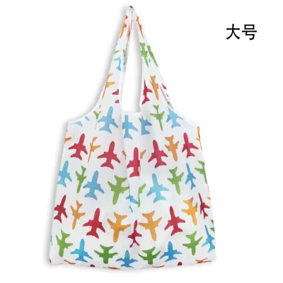 Fashion Printed Large Capacity Eco-Friendly Foldable Shopping Bag