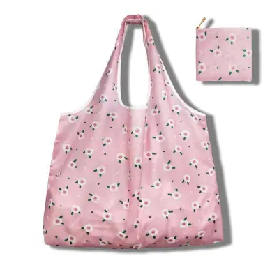 Fashion Printed Large Capacity Eco-Friendly Foldable Shopping Bag