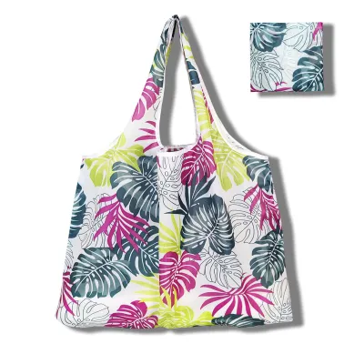 Fashion Printed Large Capacity Eco-Friendly Foldable Shopping Bag