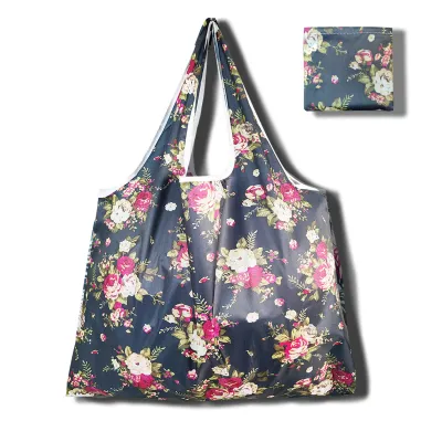 Fashion Printed Large Capacity Eco-Friendly Foldable Shopping Bag