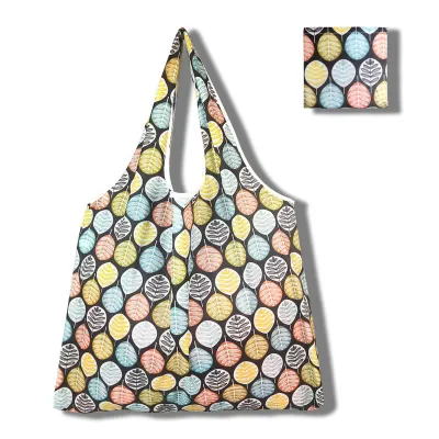 Fashion Printed Large Capacity Eco-Friendly Foldable Shopping Bag