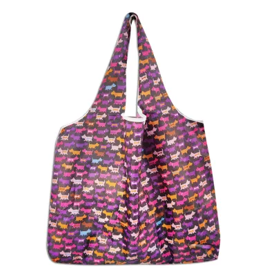Fashion Printed Large Capacity Eco-Friendly Foldable Shopping Bag