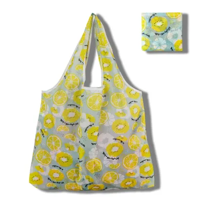 Fashion Printed Large Capacity Eco-Friendly Foldable Shopping Bag