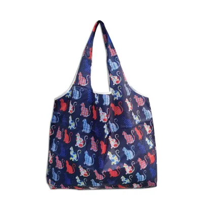 Fashion Printed Large Capacity Eco-Friendly Foldable Shopping Bag