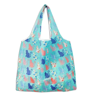 Fashion Printed Large Capacity Eco-Friendly Foldable Shopping Bag