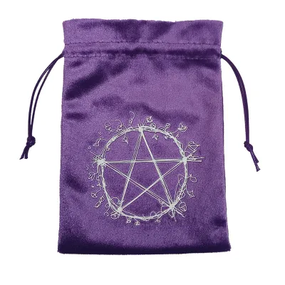 Fashion Velvet Drawstring Tarot Card Storage Bag