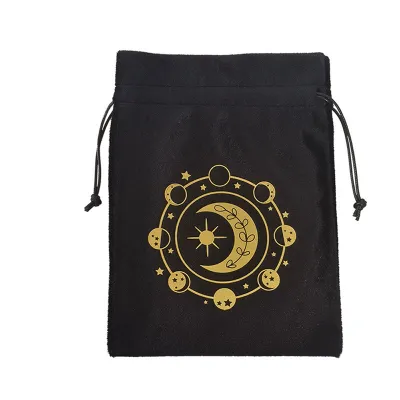 Fashion Velvet Drawstring Tarot Card Storage Bag