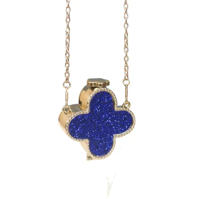 Women Fashion Four-Leaf Clover Rhinestone Evening Bag