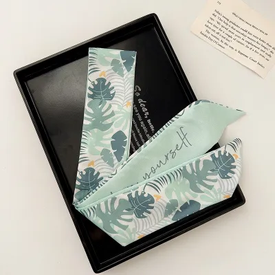 Women Fashion Printed Long Silk Scarf