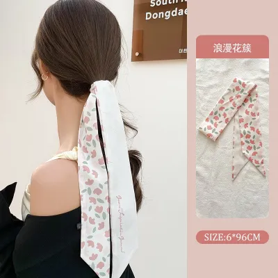 Women Fashion Printed Long Silk Scarf