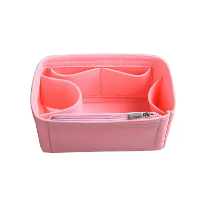 Fashion Creative Solid Color Multi Functional Felt Storage Inner Lining Bag Organizer Accessories