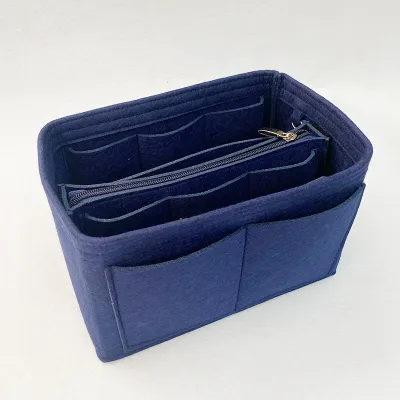 Fashion Solid Color Large Capacity Storage Inner Lining Bag Organizer Accessories