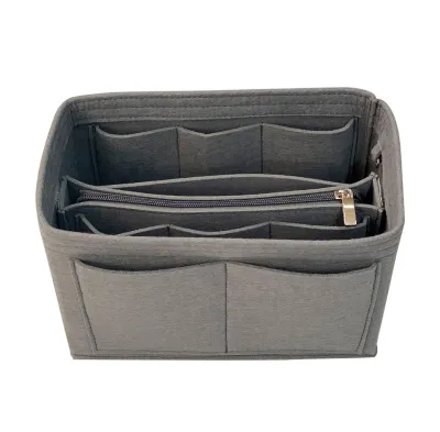 Fashion Solid Color Large Capacity Storage Inner Lining Bag Organizer Accessories