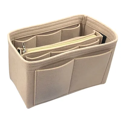 Fashion Solid Color Large Capacity Storage Inner Lining Bag Organizer Accessories