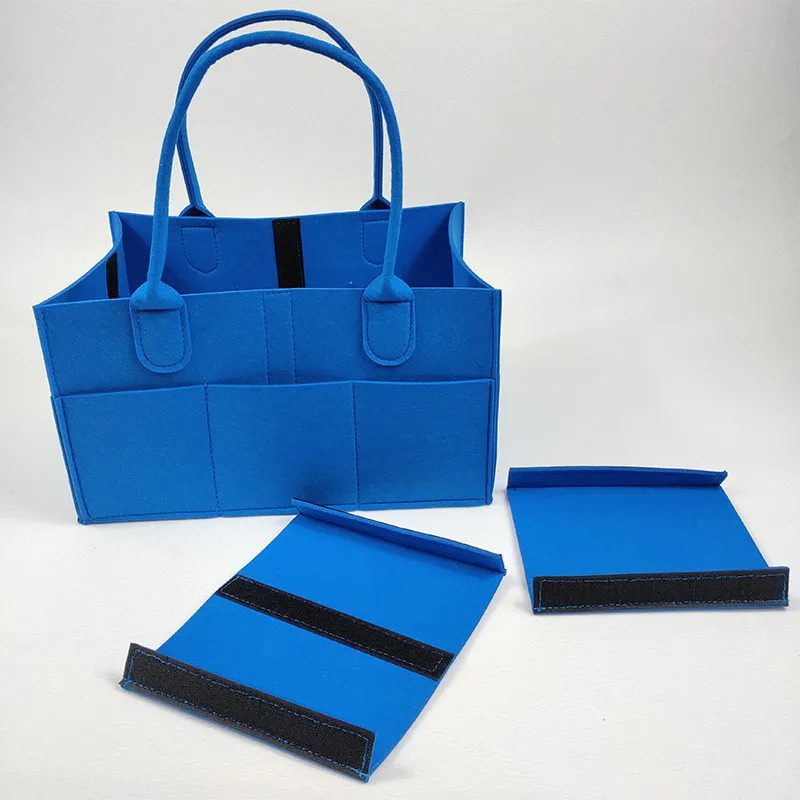 Fashion Solid Color Large Capacity Felt Inner Lining Bag Organizer Accessories